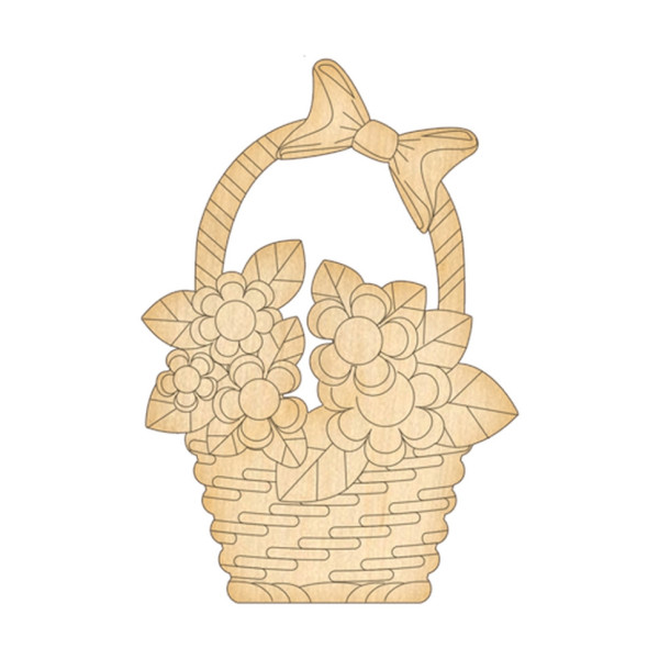 Фігурка для розфарбовування та декорування "Квіти-5" FDZ-152