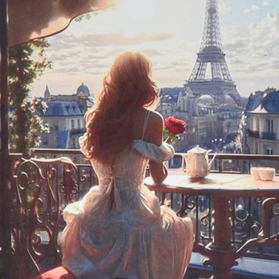 Алмазна мозаїка "Вид на Париж" HEE16310 30х30 см Алмазна мозаїка "Вид на Париж" HEE16310 30х30 см