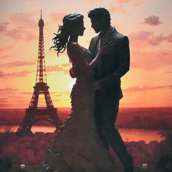 Алмазна мозаїка "Вечірня магія Парижу" HEE16314 30х30 см Алмазна мозаїка "Вечірня магія Парижу" HEE16314 30х30 см