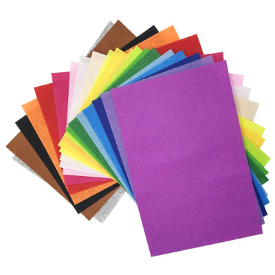 Набір фетру середньої жорсткості FTRMIX-20 1 мм 20х30 см 20 аркушів мікс кольорів