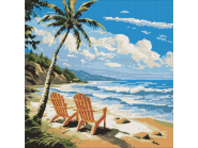 Алмазна мозаїка "Світ для закоханих" AMO7984 40х40 см