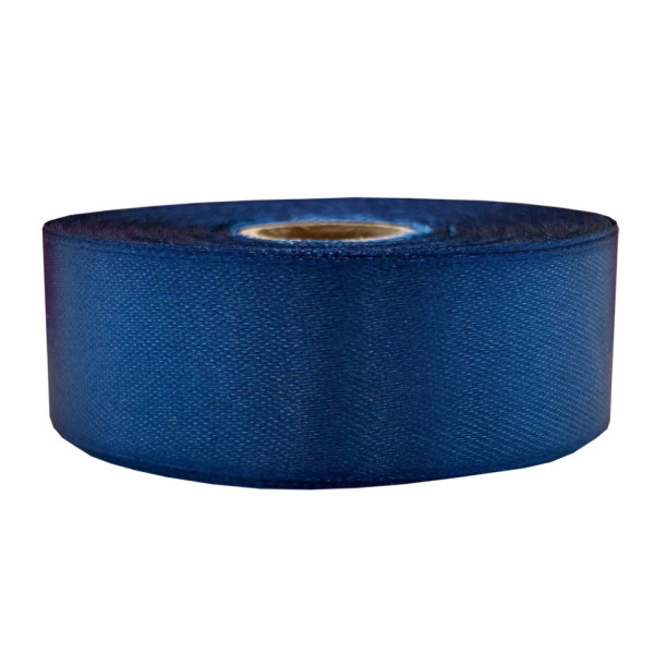 Атласна стрічка для рукоділля АБ-316 25 см x 23 м сапфір