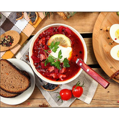 Алмазна мозаїка "Смачний борщ" HEG86889 30х40 см