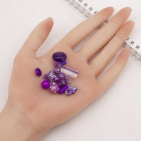 Декоративні намистинки для творчості Бомбей Dom Busin УТ100014231 в упаковці 74 шт