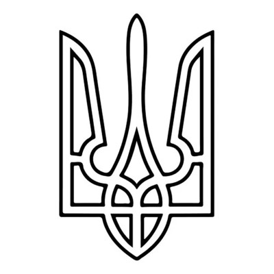 Картина-трафарет для розфарбовування піском "Герб України" T-a4177 А4 Картина-трафарет для розфарбовування піском "Герб України" T-a4177 А4