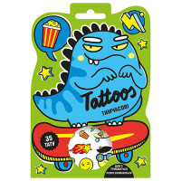 Тимчасові тату для молодших хлопчиків Динозавр 10100698 2 аркуші