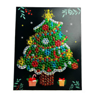 Набір для творчості мозаїка з паєток "Ялинка" НТ-37-01 Набір для творчості мозаїка з паєток "Ялинка" НТ-37-01