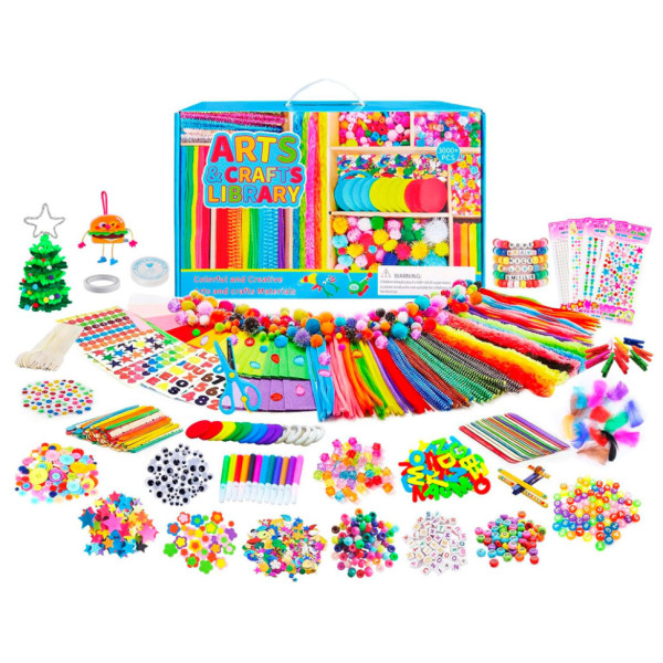 Набір для творчості Arts & Craft Library FG24031101A 3000 деталей для рукоділля Набір для творчості Arts & Craft Library FG24031101A 3000 деталей для рукоділля