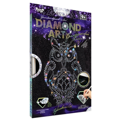 Комплект креативної творчості "DIAMOND ART" DAR-01 10 видів Королівська Сова