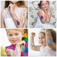 Набір тимчасових тату "Холодне серце" frozen-tattoo-mini-set-1-10 10 штук розмір 12 х 7 см