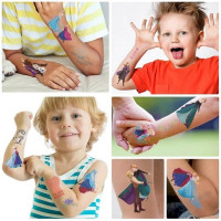 Набір тимчасових тату "Холодне серце" frozen-tattoo-mini-set-1-10 10 штук розмір 12 х 7 см