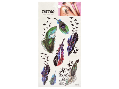 Тимчасове татуювання "Feathers Tattoo" 1020-HM902 Тимчасове татуювання "Feathers Tattoo" 1020-HM902