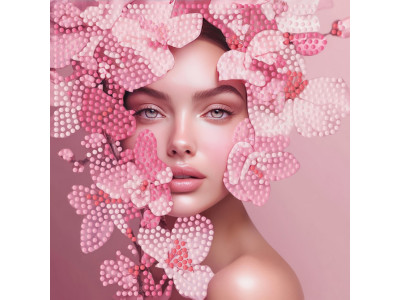 Алмазна мозаїка "Ніжність" ZAV1818-14 18х18 см