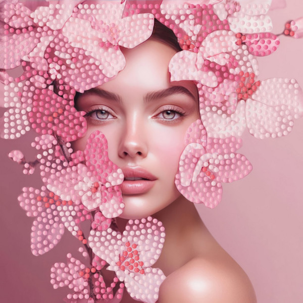 Алмазна мозаїка "Ніжність" ZAV1818-14 18х18 см