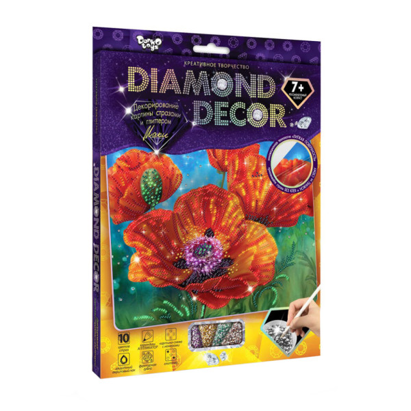 Набір креативної творчості Макі DD-01-04 "DIAMOND DECOR" Набір креативної творчості Макі DD-01-04 "DIAMOND DECOR"