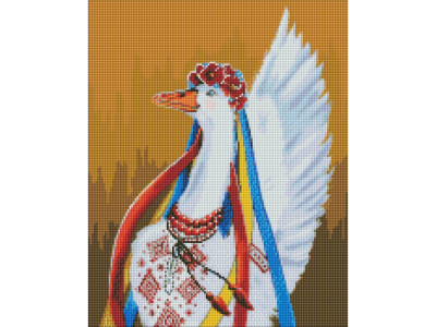 Алмазна мозаїка "Патріотична гусочка" ©Світлана Теренчук AMO7428 Ідейка 40х50 см Алмазна мозаїка "Патріотична гусочка" ©Світлана Теренчук AMO7428 Ідейка 40х50 см