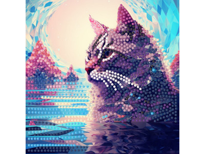 Алмазна мозаїка "Гордість" ZAV1818-26 18х18 см