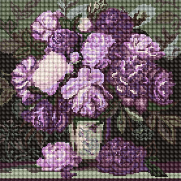 Алмазна мозаїка "Мелодія пелюсткових барв" ©art_selena_ua AMO20038 40х40 см Алмазна мозаїка "Мелодія пелюсткових барв" ©art_selena_ua AMO20038 40х40 см