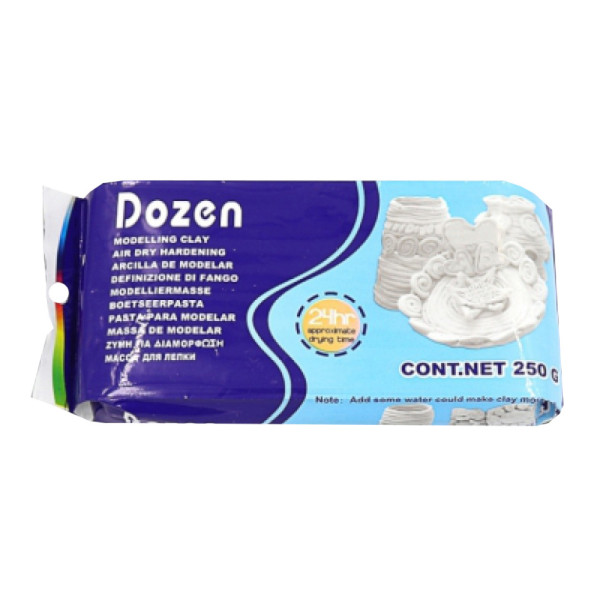 Маса для ліплення Dozen DSCN0664 біла 250 грам