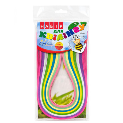 Папір для квілінгу "Сезони Літо" Kvil-sezo-7mm-42cm-2 7 ммх42 см 9 кольорів