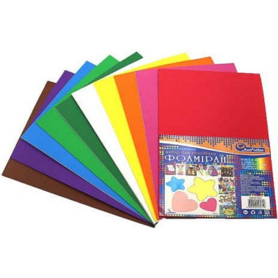 Фоаміран для творчості А4 15A4-MIX1 15 мм 10 аркушів