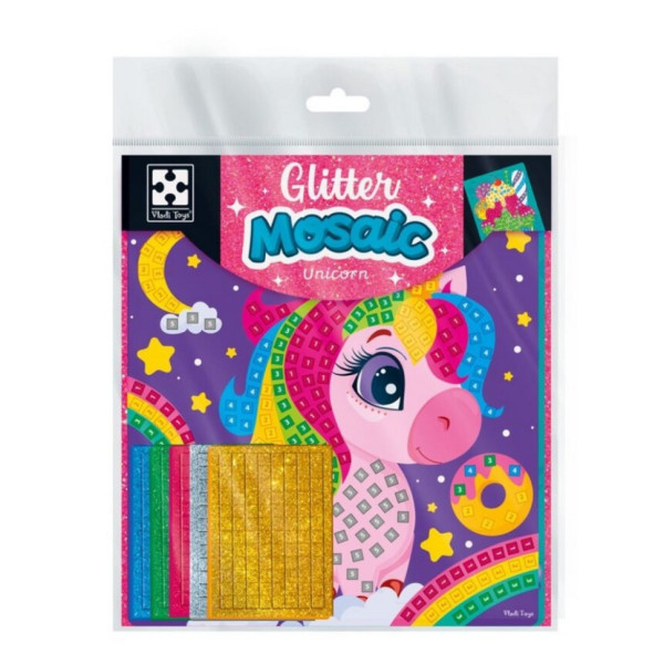 Набір для творчості зі блискучою мозаїкою "Єдиноріг та морозиво" VT4511-12 Набір для творчості зі блискучою мозаїкою "Єдиноріг та морозиво" VT4511-12