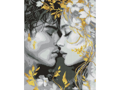 Алмазна мозаїка "Погляд губами" ©art_selena_ua AMO8258 40х50 см