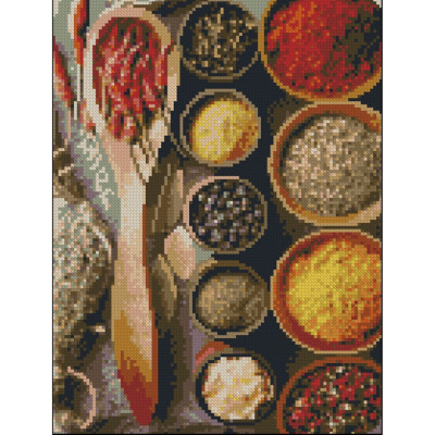 Алмазна мозаїка без підрамника "Прянощі" ZAV3040-11 30х40 см