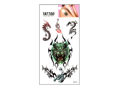 Тимчасове татуювання "Лев - Скорпіон Tattoo" 1020-HM174