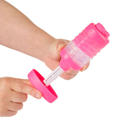 Незастигаюча маса для ліплення з пресом 595106 5х6х19 см Рожевий