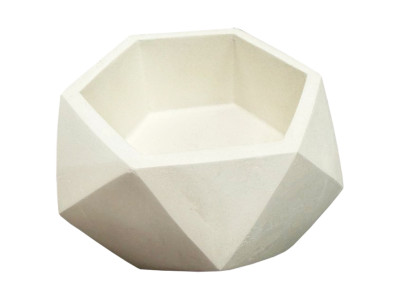 Гіпсове кашпо "Великий багатогранник" GK-10-polyhedron