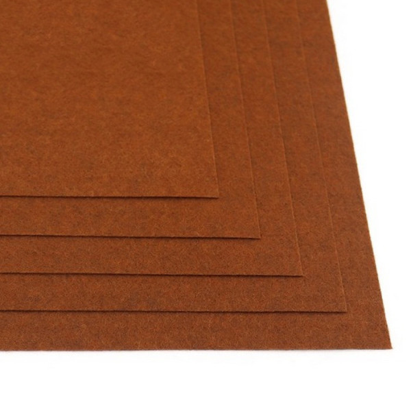 Фетрові листи для рукоділля HQ170-026 12 мм коричневий A4