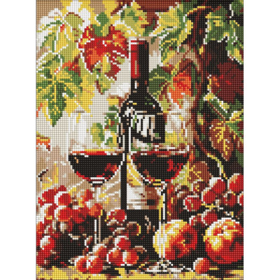 Алмазна мозаїка "Осіннє вино" ©art_selena_ua AMO8114 30х40 см
