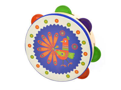 Деревяна іграшка Бубон "Павич" MD 0367-59 діаметр 15 см