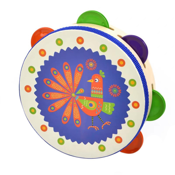 Деревяна іграшка Бубон "Павич" MD 0367-59 діаметр 15 см