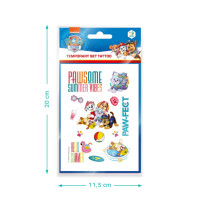 Набір дитячих тимчасових татуювань "Paw Patrol" 200436 4 листи Набір дитячих тимчасових татуювань "Paw Patrol" 200436 4 листи