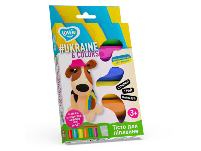 Набір для ліплення з тістом Асорті 6 кольорів #Ukraine TM Lovin 41171