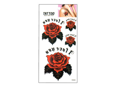 Тимчасове татуювання "Троянди Tattoo" 1020-HM405 Тимчасове татуювання "Троянди Tattoo" 1020-HM405