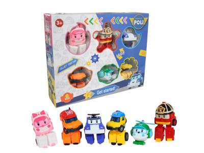 Набір трансформерів "ROBOCAR POLI" LB105