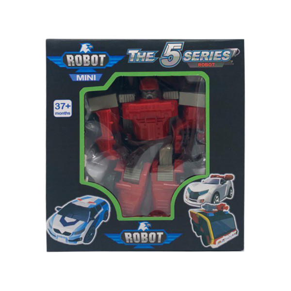 Ігровий трансформер транспорт TOBOT W339 12 видів Червоний-1