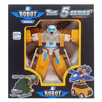 Ігровий трансформер транспорт TOBOT W339 12 видів Жовтий