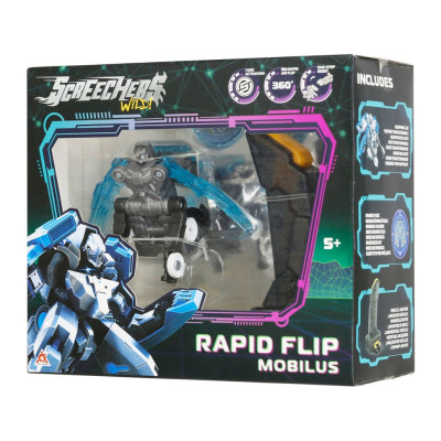 Ігровий набір "S5 L0.5 Мобіліус" Screechers Wild! EU686102B запускач машинка-трансформер