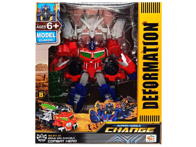 Дитячий Трансформер-машинка Optimus Prime 611-31(Red) Дитячий Трансформер-машинка Optimus Prime 611-31(Red)