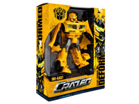 Дитяча іграшка Трансформер Bambi W8840(Yellow) пластик робот 19 см+машина