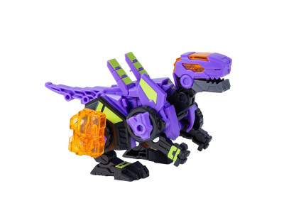 Динозавр-трансформер Раптор-Бот Dinoster EU580840-2 бокс для зберігання фіолетовий