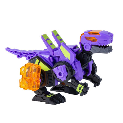 Динозавр-трансформер Раптор-Бот Dinoster EU580840-2 бокс для зберігання фіолетовий