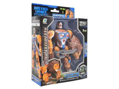 Дитячий робот-трансформер Justice Lioness 168-82(Orange) робот-лев Дитячий робот-трансформер Justice Lioness 168-82(Orange) робот-лев