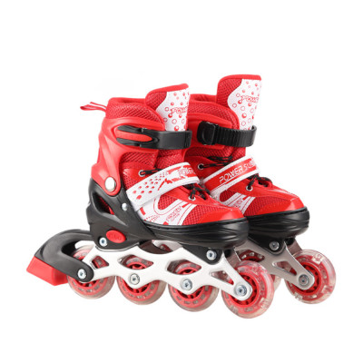 Роликові ковзани RL2501(Red) колеса PVC розмір S (30-33) зі світлом