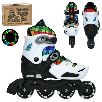 Дитячі розсувні ролики A4158-M-W розмір 35-38