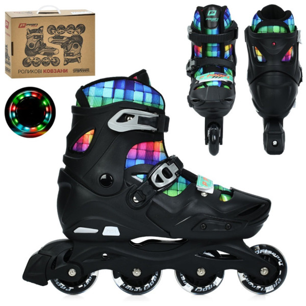 Дитячі розсувні ролики A4159-L-B розмір 39-42